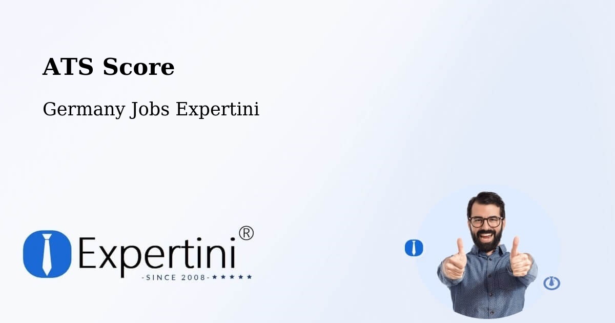 Resume ATS Score & Job Description Match Tool – Ottenstein - Germany Jobs Expertini