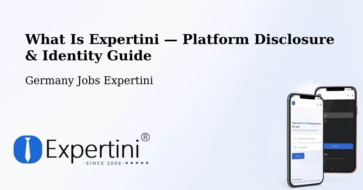 What Is Expertini — Platform Disclosure & Identity Guide – Ottenstein